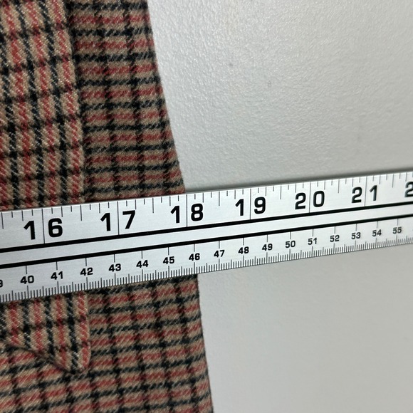 Aritzi Wilfred Brown Academia Plaid Mini Skirt‎ Womens Sz 0 Dorine Cashmere Wool - Picture 11 of 15